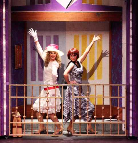 Miss Dorothy and Millie in the Lift in Thoroughly Modern Millie Broxbourne