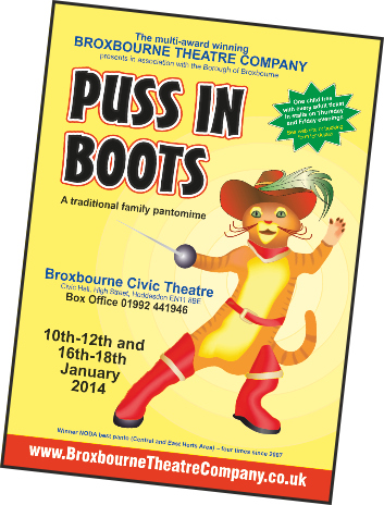 Broxbourne Panto Puss In Boots